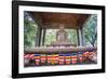 Samadhi Buddha Statue and Buddhist Flags-Matthew Williams-Ellis-Framed Photographic Print