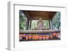 Samadhi Buddha Statue and Buddhist Flags-Matthew Williams-Ellis-Framed Photographic Print