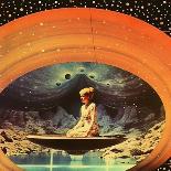 Atomic Age Space Babe Collage Art-Samantha Hearn-Photographic Print