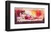 Samantha with Blossom-Talantbek Chekirov-Framed Art Print