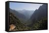 Samaria Gorge from Lookout, Crete, Greek Islands, Greece, Europe-Rolf Richardson-Framed Stretched Canvas