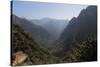 Samaria Gorge from Lookout, Crete, Greek Islands, Greece, Europe-Rolf Richardson-Stretched Canvas