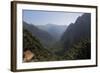 Samaria Gorge from Lookout, Crete, Greek Islands, Greece, Europe-Rolf Richardson-Framed Photographic Print