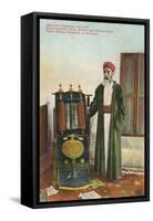 Samaritan Rabbi and Torah-null-Framed Stretched Canvas