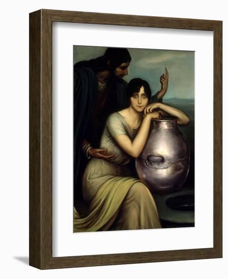 Samaritan Woman 1920-Julio Romero de Torres-Framed Giclee Print