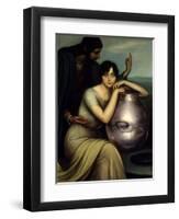 Samaritan Woman 1920-Julio Romero de Torres-Framed Giclee Print