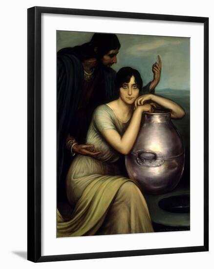 Samaritan Woman 1920-Julio Romero de Torres-Framed Giclee Print