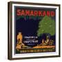 Samarkand Brand - Los Angeles, California - Citrus Crate Label-Lantern Press-Framed Premium Giclee Print