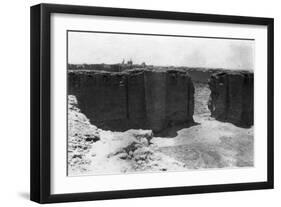 Samarra City from the Malwiya Tower, Mesopotamia, 1918-null-Framed Giclee Print