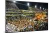 Samba Parade at the Carnival in Rio De Janeiro, Brazil, South America-Michael Runkel-Mounted Photographic Print