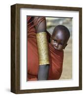 Samburu Baby, Kenya-John Warburton-lee-Framed Art Print