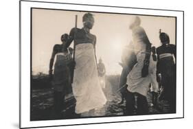 Samburu Dancers Performing Traditional Dance in Kenya-Paul Joynson Hicks-Mounted Photographic Print