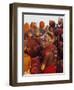 Samburu Dancing, Samburu District, Kenya, East Africa, Africa-Thomasin Magor-Framed Photographic Print