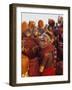 Samburu Dancing, Samburu District, Kenya, East Africa, Africa-Thomasin Magor-Framed Photographic Print
