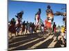 Samburu People Dancing, Laikipia, Kenya-Tony Heald-Mounted Premium Photographic Print