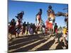 Samburu People Dancing, Laikipia, Kenya-Tony Heald-Mounted Photographic Print