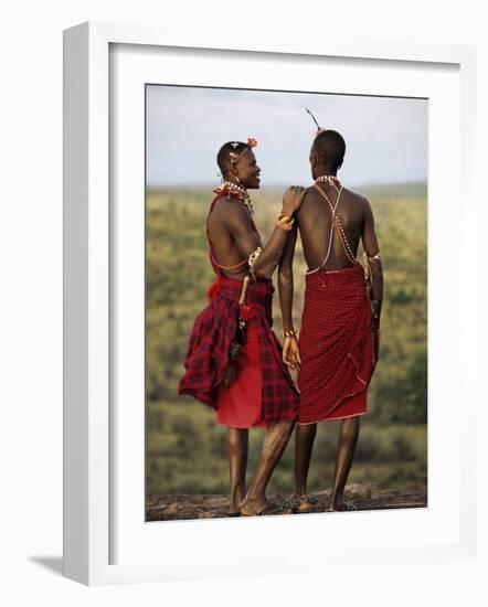 Samburu Tribe, Kenya, East Africa, Africa-Storm Stanley-Framed Photographic Print