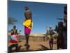 Samburu Tribesmen Performing Traditional Dance, Loisaba Wilderness Conservancy, Laikipia, Kenya-Sergio Pitamitz-Mounted Photographic Print