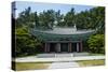 Samchungsa Temple in the Buso Mountain Fortress in the Busosan Park, Buyeo, South Korea, Asia-Michael-Stretched Canvas