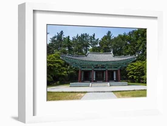 Samchungsa Temple in the Buso Mountain Fortress in the Busosan Park, Buyeo, South Korea, Asia-Michael-Framed Photographic Print