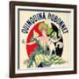 SAME AS ABOVE DIFFERENT RATIO: Quinquina Dubonnet Aperitif Vintage French Poster-null-Framed Art Print