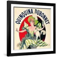 SAME AS ABOVE DIFFERENT RATIO: Quinquina Dubonnet Aperitif Vintage French Poster-null-Framed Art Print