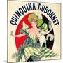SAME AS ABOVE DIFFERENT RATIO: Quinquina Dubonnet Aperitif Vintage French Poster-null-Mounted Art Print