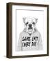 Same Shit Everyday-Balazs Solti-Framed Art Print