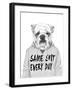 Same Shit Everyday-Balazs Solti-Framed Art Print