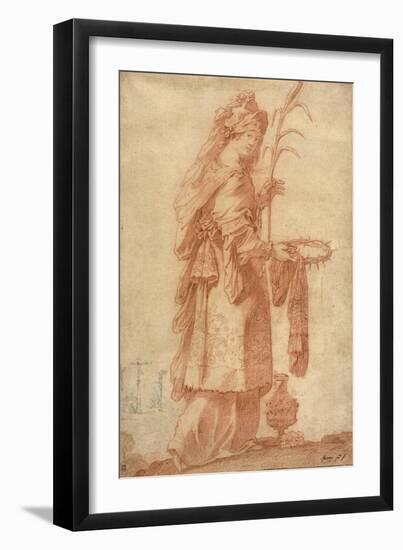 Samian Sibyl, C.1630-Claude Vignon-Framed Giclee Print