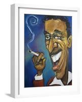 Sammy Davis Jr.-Tim Nyberg-Framed Premium Giclee Print