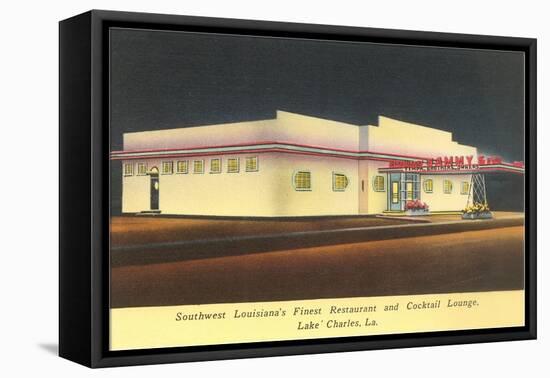 Sammy's Restaurant, Louisiana, Roadside Retro-null-Framed Stretched Canvas