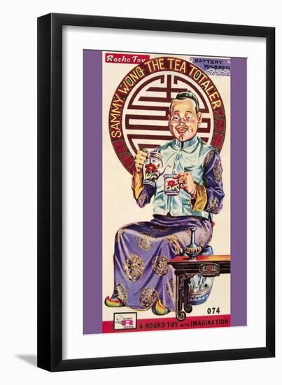 Sammy Wong the Tea Totaler-null-Framed Art Print