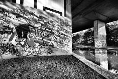 A Derelict Area Of Graffiti-sammyc-Framed Photographic Print