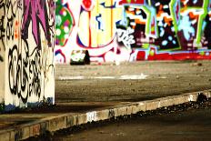 Colorful Selective Focus Graffiti Concept-sammyc-Photographic Print