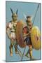 Samnite and Roman Soldiers-Severino Baraldi-Mounted Giclee Print