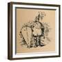 'Samnite Soldier', 1852-John Leech-Framed Premium Giclee Print