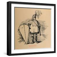 'Samnite Soldier', 1852-John Leech-Framed Premium Giclee Print