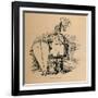 'Samnite Soldier', 1852-John Leech-Framed Giclee Print