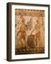 Samnite Warriors, Fresco from Paestum, 4th century BC-null-Framed Giclee Print