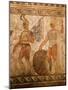 Samnite Warriors, Fresco from Paestum, 4th century BC-null-Mounted Giclee Print