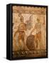 Samnite Warriors, Fresco from Paestum, 4th century BC-null-Framed Stretched Canvas