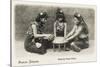 Samoan Women - Making Kawa-Kawa-null-Stretched Canvas