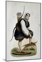 Samoiede, Inhabitant of Siberia, Colored Engraving from Customs of Asia-Nicolas Dally-Mounted Giclee Print