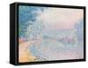 Samois, La Berge, matin, 1901-Paul Signac-Framed Stretched Canvas