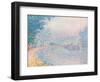 Samois, La Berge, matin, 1901-Paul Signac-Framed Premium Giclee Print