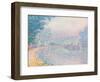 Samois, La Berge, matin, 1901-Paul Signac-Framed Giclee Print