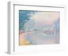 Samois, La Berge, matin, 1901-Paul Signac-Framed Giclee Print