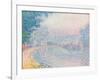 Samois, La Berge, matin, 1901-Paul Signac-Framed Giclee Print