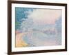 Samois, La Berge, matin, 1901-Paul Signac-Framed Giclee Print